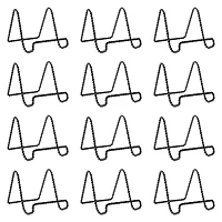 12 Pack: Twisted Wire Easel by Studio Décor