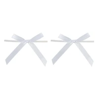 White Bow Twist Ties by Makery®, 12ct.