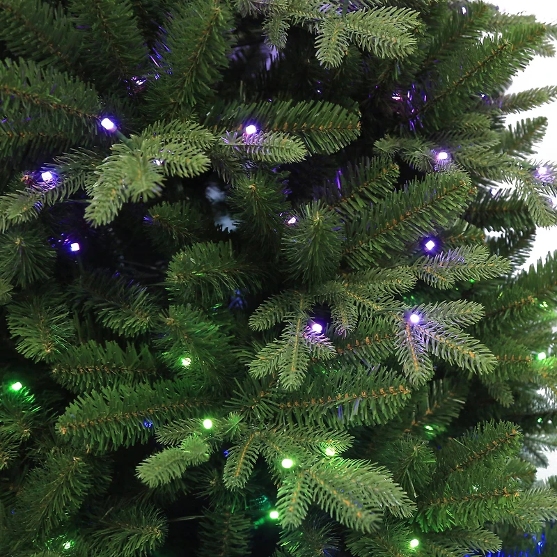 7.5ft. Pre-Lit Melody Spruce Artificial Christmas Tree, Music Sync Color Changing Mini LED Lights by Ashland®