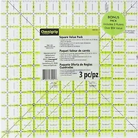 Omnigrip® by Omnigrid® Non-Slip Square Quilting Rulers Combo Pack