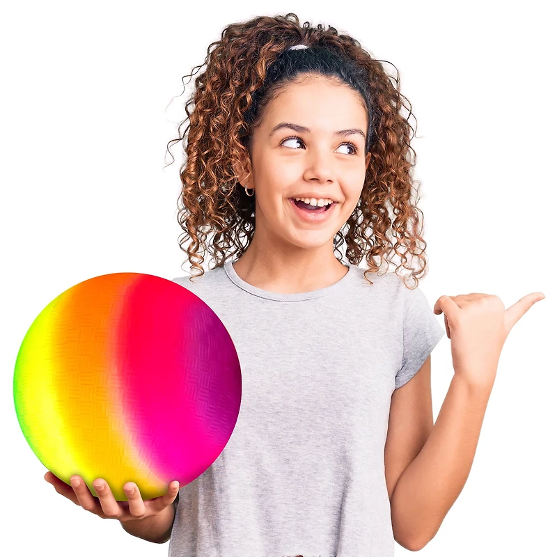 Assorted 9" Rainbow Ball, 1pc.