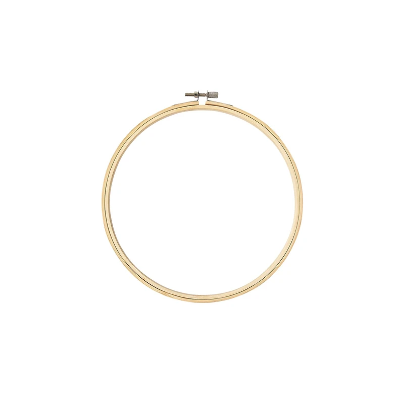 30 Pack: 7" Wooden Embroidery Hoop by Loops & Threads™