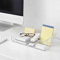 Deli 15" x 8.75" x 3.75" All-Purpose Storage Bin