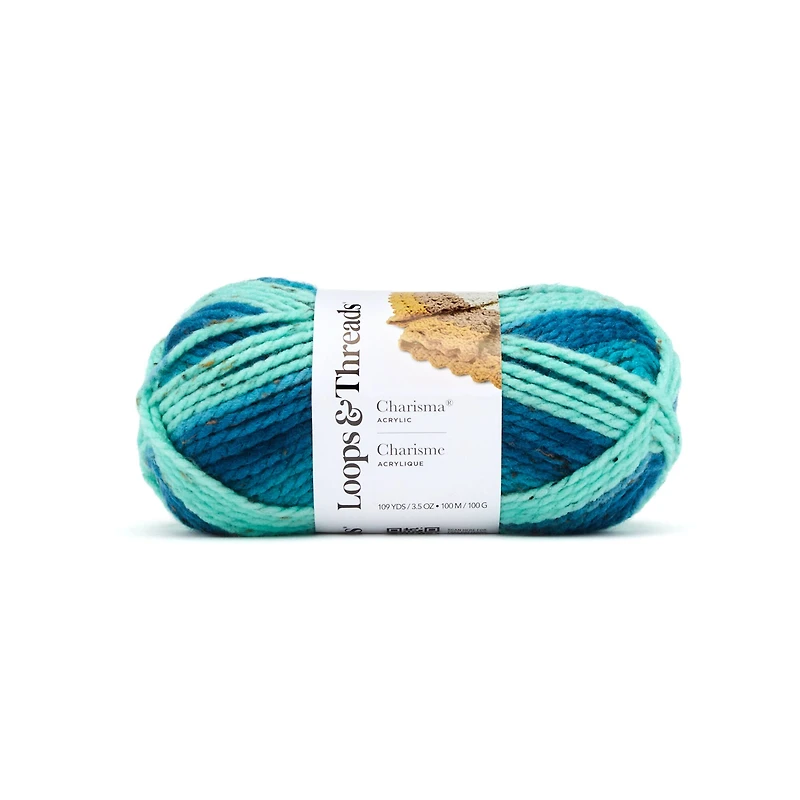 Charisma® Tweed Stripe Yarn by Loops & Threads