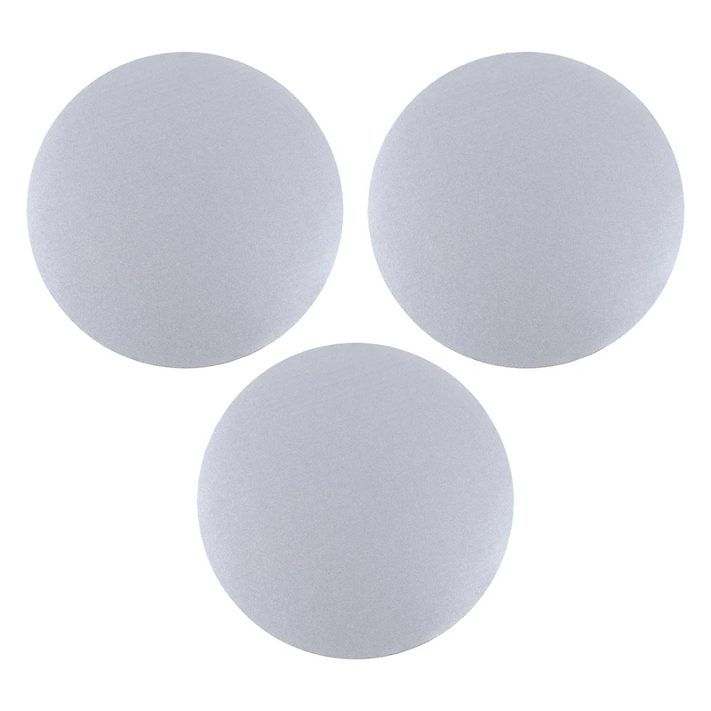 12" Silver Glitter Cake Boards by Makery®, 3ct.