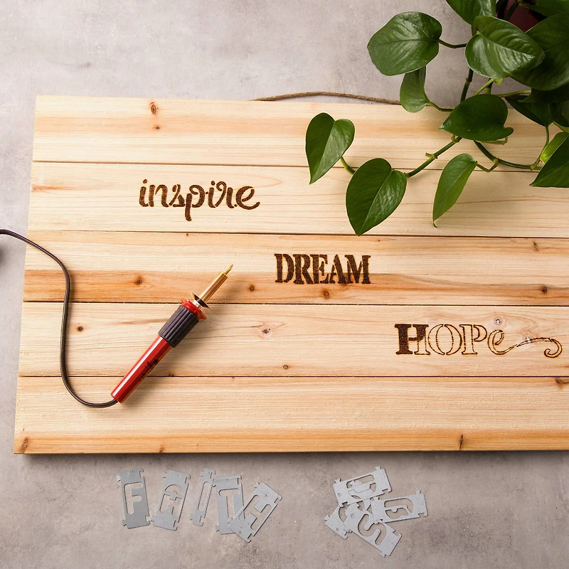 6 Pack: 26" Wood Pallet Rectangle Plaque by Make Market®