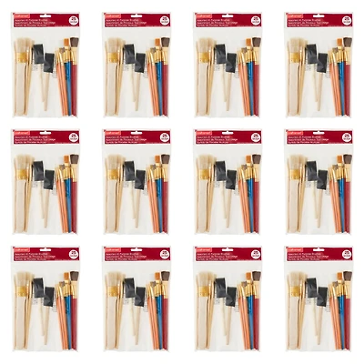 12 Packs: 25 ct. (300 total) Mixed Brush Set by Craft Smart®