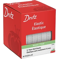 Dritz® 1/2" White Ribbed Non-Roll Elastic