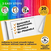 Kids Cling-rite Dry Erase Roll