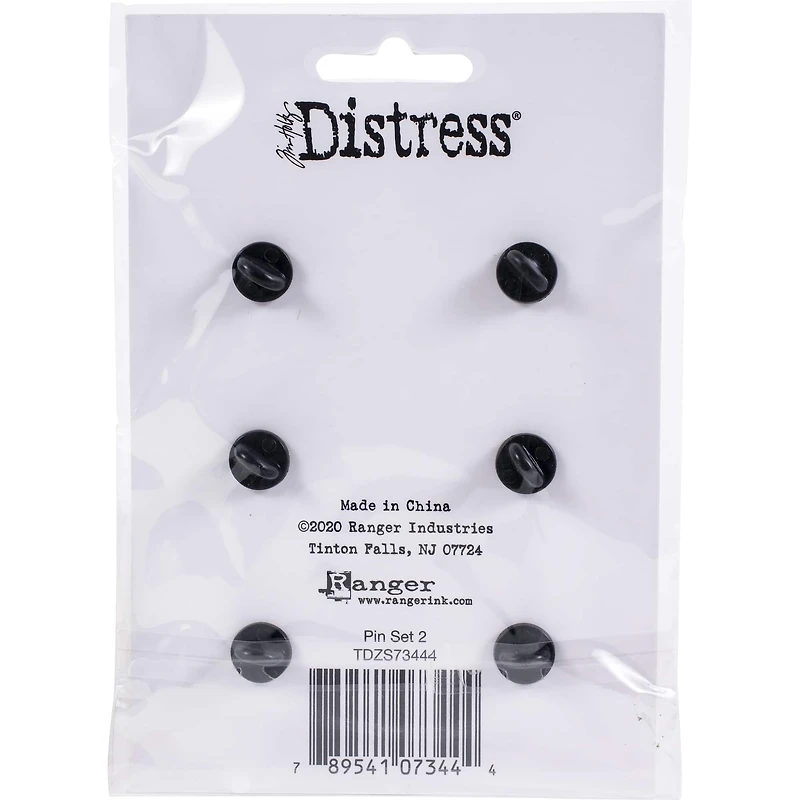 Tim Holtz® Distress Enamel Collector Pin Set No. 2