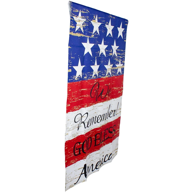 We Remember! Patriotic American Outdoor House Flag
