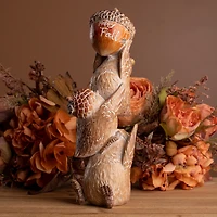 9" Harvest Bird Stack Figurine, 2ct.