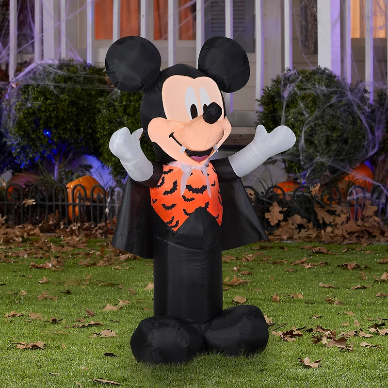 3.5" Airblown® Inflatable Halloween Vampire Mickey Mouse