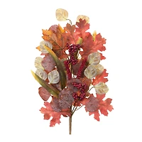 Orange Mixed Fall Foliage Leaf Stems, 2ct.