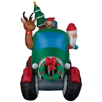 6ft. Airblown® Inflatable Christmas Santa's Tow Truck
