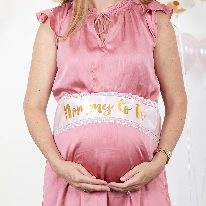 Kate Aspen® Baby Shower Belly Sash & Game Set