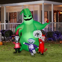 7ft. Airblown® Inflatable Halloween Oogie with Creatures Scene