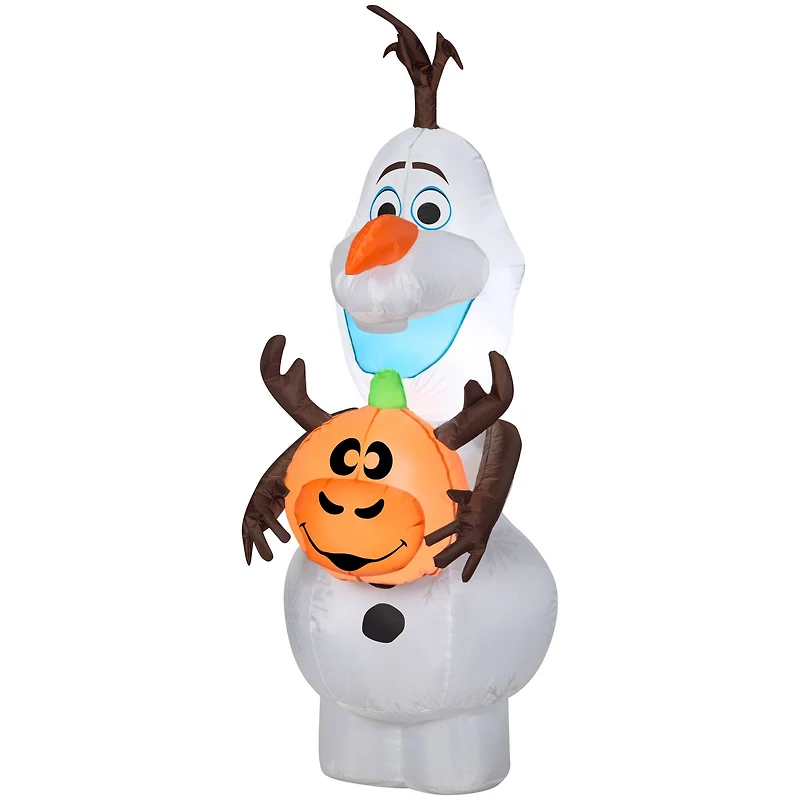 4ft. Airblown® Inflatable Halloween Frozen Olaf with Sven Pumpkin