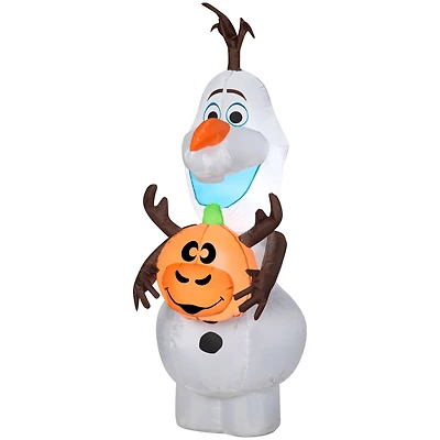 4ft. Airblown® Inflatable Halloween Frozen Olaf with Sven Pumpkin