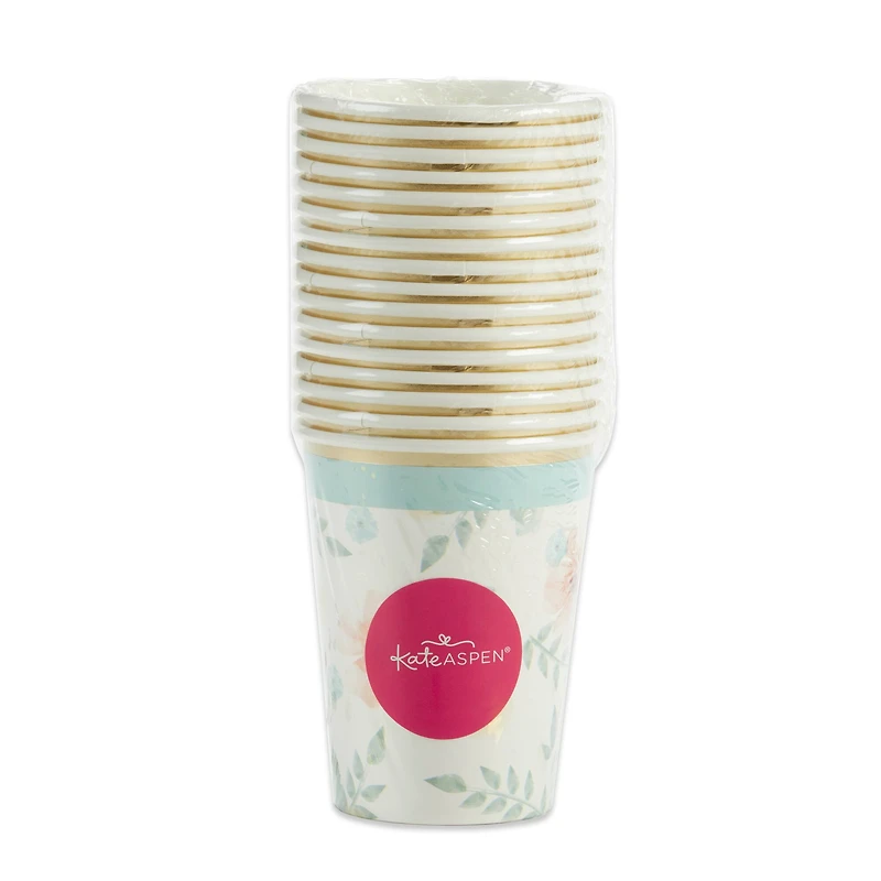 Kate Aspen® Geometric Floral Paper Cups, 32ct.