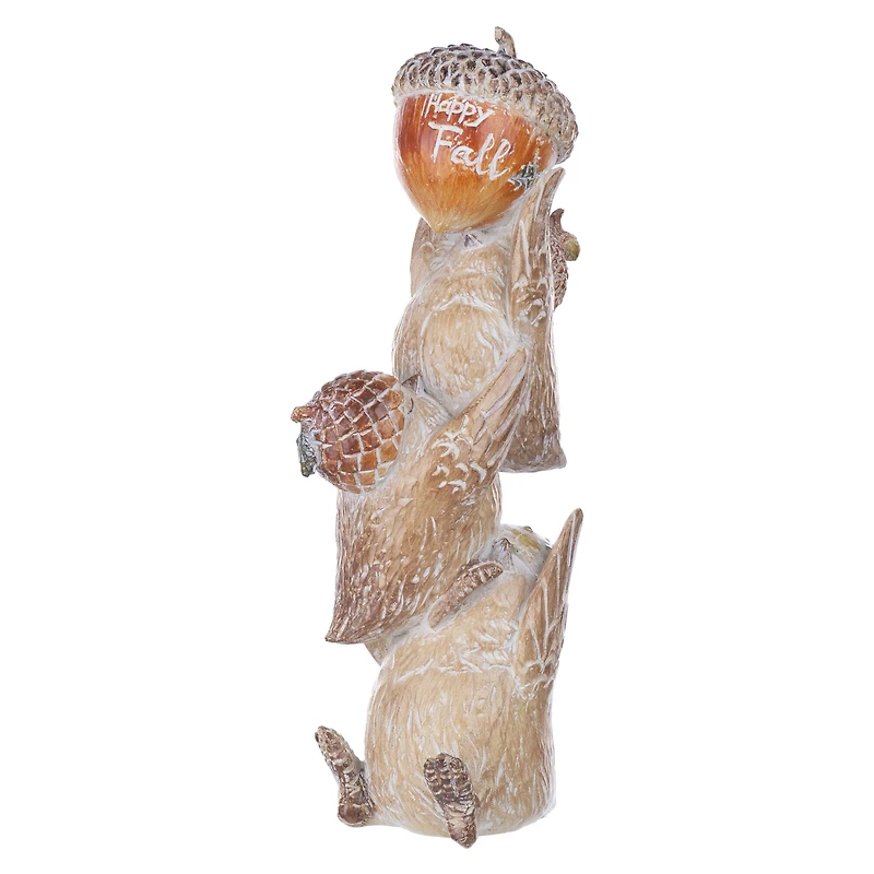 9" Harvest Bird Stack Figurine, 2ct.