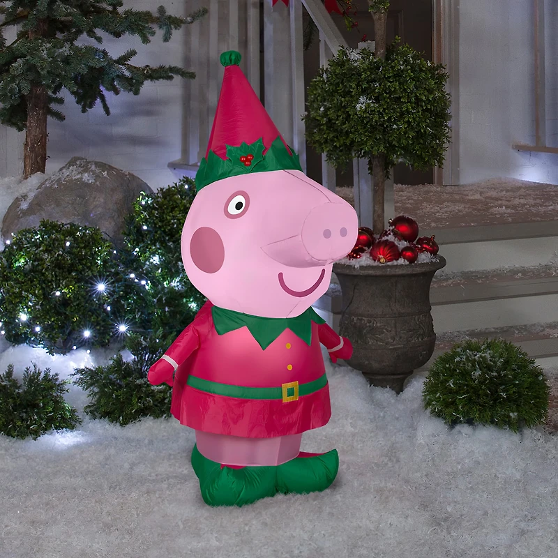 3.5ft. Airblown® Inflatable Christmas Peppa Pig
