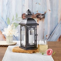 Kate Aspen® Medium Antique Black Decorative Lantern