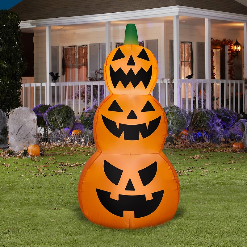 4ft. Airblown® Inflatable Halloween Jack-O-Lantern Stack
