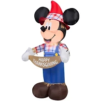 3.5ft. Airblown® Inflatable Thanksgiving Mickey as Scarecrow 