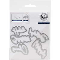 Pinkfresh Studio Happy Birthday Sentiments Die Set