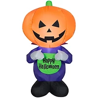 3.5ft. Airblown® Inflatable Halloween Pumpkin Greeter