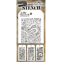 Stampers Anonymous Tim Holtz® Mini Layered Stencil Set No.47