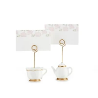 Kate Aspen® Tea Time Whimsy Place Card Holder, 6ct.