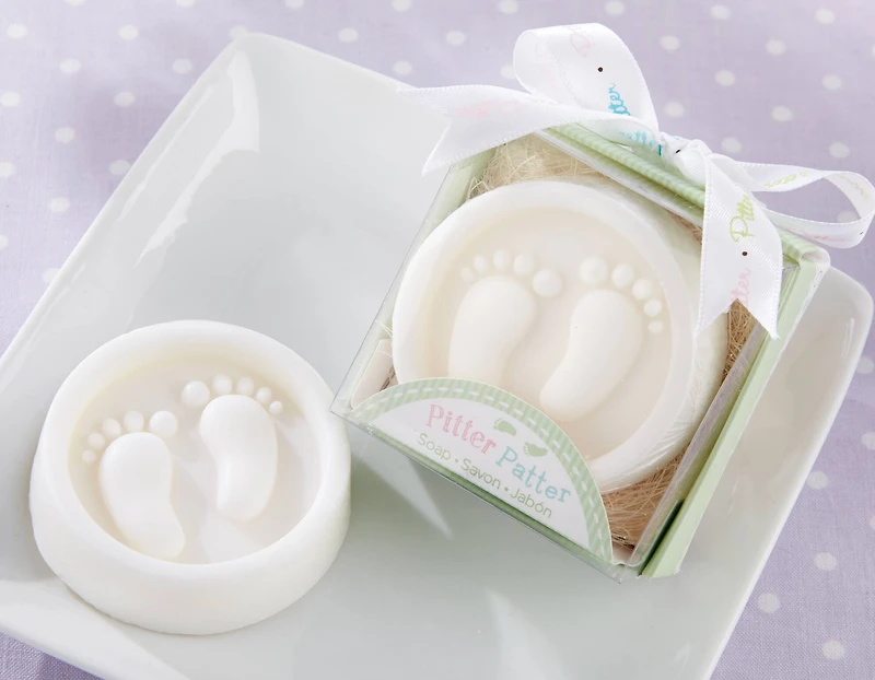 Kate Aspen® Pitter Patter Baby Shower Soaps, 4ct.