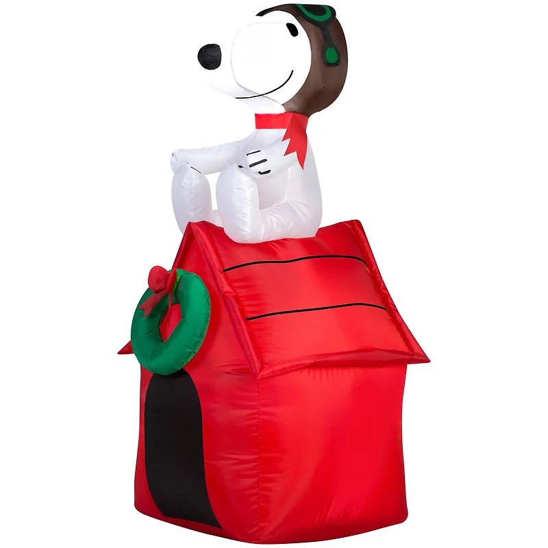 3.5ft. Airblown® Inflatable Snoopy on House
