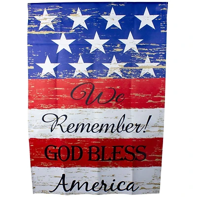 We Remember! Patriotic American Outdoor House Flag