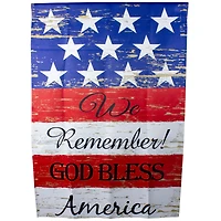 We Remember! Patriotic American Outdoor House Flag