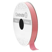 3/8" x 15yd. Pink Rose Ribbon by Celebrate It™ Classic