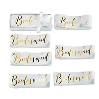 Kate Aspen® Geometric Floral Bachelorette Sash Set, 6ct.