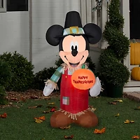3.5ft. Airblown® Inflatable Disney Mickey Holding Pumpkin