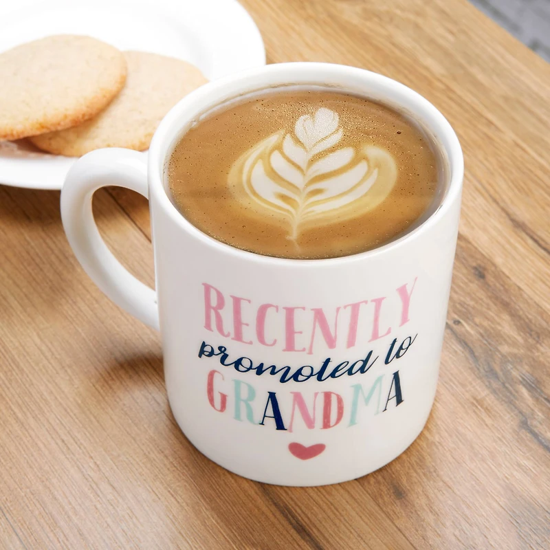 Kate Aspen® Promoted To Grandma 16 oz. White Coffee Mug
