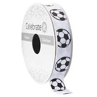 5/8'' x 7yd. Soccer Ribbon by Celebrate It® Classic