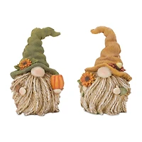 Fall Harvest Gnome Figurine Set