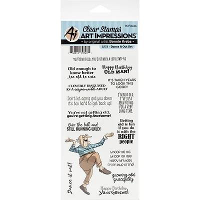 Art Impressions Dance It Out Clear Stamp Set