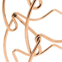 Sorbus 16" Copper Detachable 3-Tier Metal Wine Rack