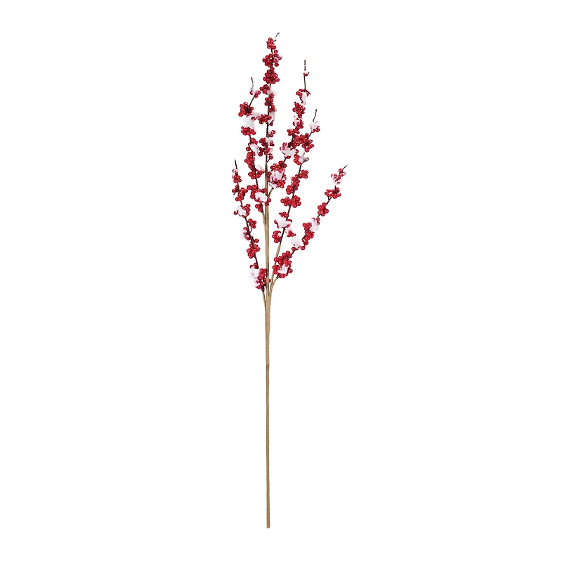 Flocked Berry Twig Spray, 12ct.