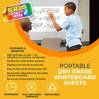 Kids Cling-rite Dry Erase Roll