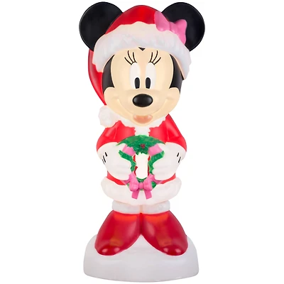 2ft. Lighted Blow Mold Christmas Minnie Mouse