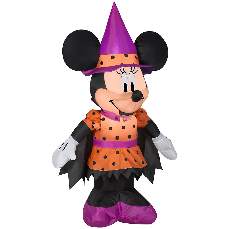 4ft. Airblown® Inflatable Halloween Witch Minnie Mouse