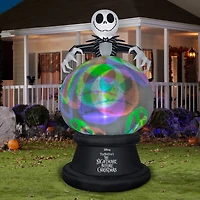 9ft. Airblown® Projection Inflatable Halloween Globe NeonGlo Nightmare Before Christmas with Hovering Jack